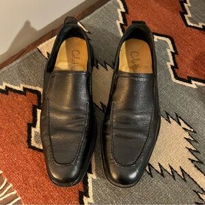 Cole Haan Men's Classic Black Leather Slip-On Loafers, good condition, size 9.5